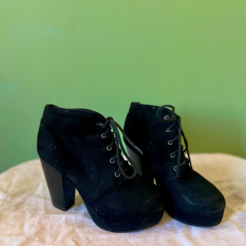 Black Heeled Booties